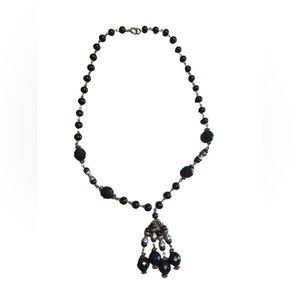 ✨ 3/$15 ✨ Black Beaded Tassel Necklace